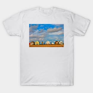 Hengistbury Head Beach Huts Bournemouth Dorset UK T-Shirt